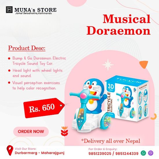 Picture of MUSICAL DORAEMON TOY FOR TODDLERS