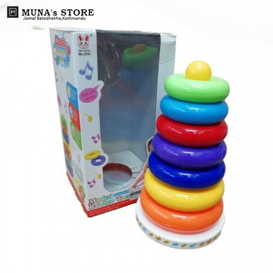 Picture of RAINBOW TOWER STACKING TOY