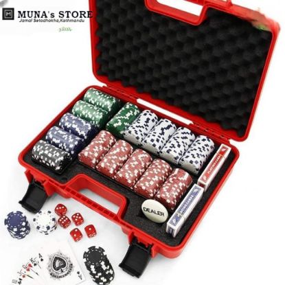 Picture of PROFESSIONAL POKER SET WITH 300 CHIPS