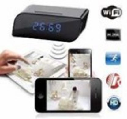 Picture of Spy WiFi Clock Camera – A106 (1080P HD, IP WiFi) – 128GB Support