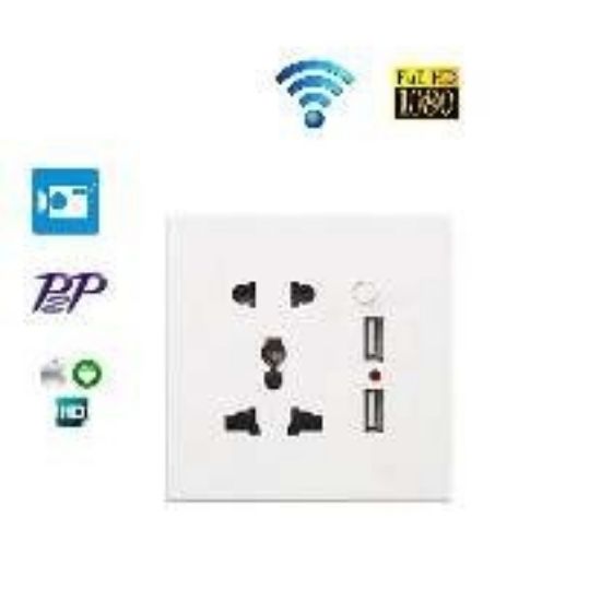 Picture of Spy Wall Socket Camera – SC22 (1080P HD, WiFi) – 128GB Support