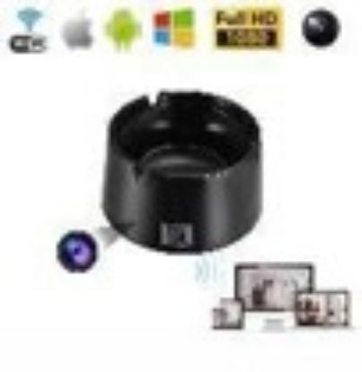 Picture of Spy Ashtray Camera – WAC01 (1080P HD, WiFi, Motion Detection) – 128GB Support