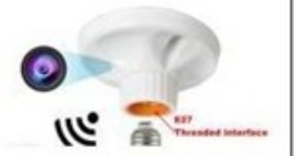 Picture of Spy Bulb Socket Camera – BS01 (1080P HD, WiFi, Motion Detection) – 128GB Support