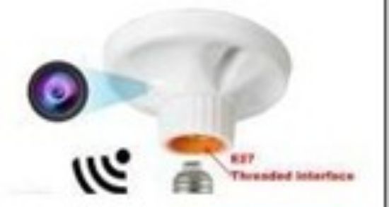 Picture of Spy Bulb Socket Camera – BS01 (1080P HD, WiFi, Motion Detection) – 128GB Support