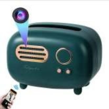 Picture of Spy Tissue Box Camera – WTC02 (WiFi, 1080P)