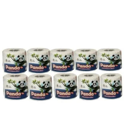 Picture of Panda Deluxe Toilet Tissue Roll 10 Rolls