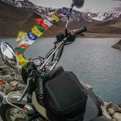 Picture of Multicolor Tibetan Prayer Flag For Bike