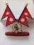 Picture of Unbreakable Nepal Flag With Radha Krishna, Table Decor, Official Nepali Flag
