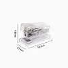 Picture of Office Bookbinding Supplies Mini Mini Stapler with 1000 Staples Multifunction Office Binding Tools Transparent Durable Paper Binder Set Paper Binding