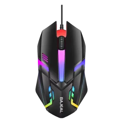 Picture of Bajeal Gaming Mouse With RGB LED Light 1 2400dpi 10M Clicks Wired Gaming Mouse