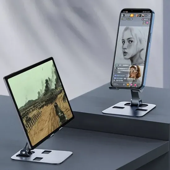 Picture of Adjustable Sturdy Desktop Metal Mobile Stand Phone Holder