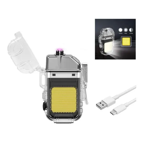 Picture of Rechargeable Electric Lighter with LED Flashlight