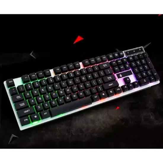 Picture of MILANG K6 Professional Polychromatic RGB Backlit Gaming Waterproof Mech Feel Keyboard