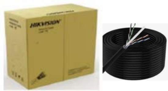 Picture of HIKVISION Outdoor CAT6 Network Cable Solid Copper 305M Black 305m