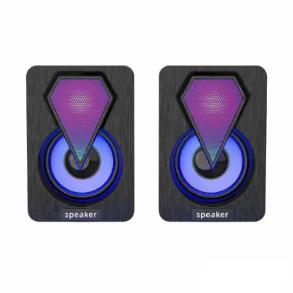 Picture of Mini RGB Speaker for PC Laptop Gaming Computer Speaker