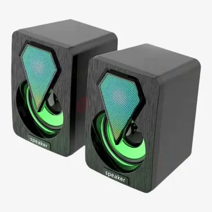 Picture of Mini RGB Speaker for PC Laptop Gaming Computer Speaker