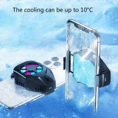 Picture of Semiconductor Portable Mobile Phone Cooling Fan for Mobile Gaming