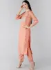 Picture of Women's Silk Blend Sequins Yoke Design Straight Kurta Pant With Dupatta