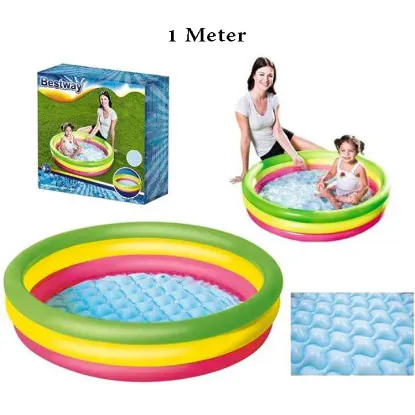 Picture of BESTWAY 51104 Inflatable Swimming Pool Kid Swimming Pool