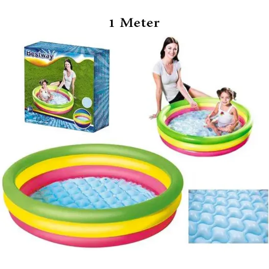 Picture of BESTWAY 51104 Inflatable Swimming Pool Kid Swimming Pool