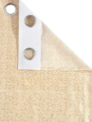 Picture of Home Sizzler 2 Pieces Digital Print Eyelet Polyester Window Floral Opaque Curtains - 5 Feet, Brown - Near Me