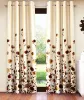 Picture of Home Sizzler 2 Pieces Digital Print Eyelet Polyester Window Floral Opaque Curtains - 5 Feet, Brown - Near Me