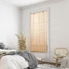 Picture of SPACE Bamboo Curtains - W 4 ft x H 6 ft - Rope Mechanism Roll Up Down Bamboo Shade for Sunlight, Dust Protection Window Chick Blinds for Balcony, Restaurant, Hotel, Dhaba, Resort