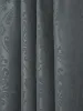 Picture of Polyester Blackout Emboss Door Curtains (Pack of 2, 7 Feet, Grey)
