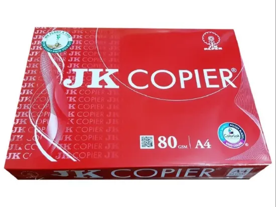 Picture of White JK Copier 80 GSM A4 500 Sheets Copier Paper, Corporate Photocopy Pape