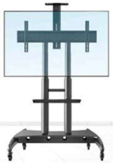 Picture of Interactive Mobile Cart AVA1800‑70‑1P – For 55”–90” Displays, 200 lbs / 90.9 kg Capacity