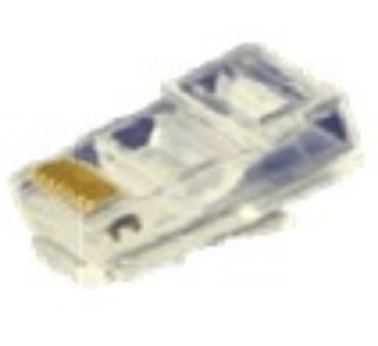 Picture of HIKVISION RJ-45 Plug DS‐1M01 – Cat.5E, Gold Plated (Box of 100 pcs)