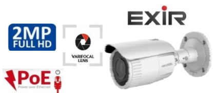 Picture of HIKVISION 2MP Vari-focal Bullet Network Camera (DS-2CD1623G0-I / DS-2CD1623G0-IZ)