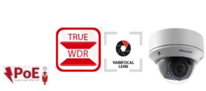 Picture of HIKVISION 4MP WDR Vari-Focal Dome Network Camera (DS-2CD2742FWD-I)