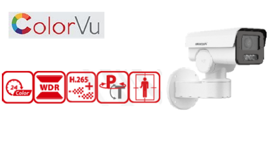 Picture of HIKVISION 2MP ColorVu PT Bullet Network Camera DS‐2CD1P27G2‐L (4mm)