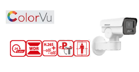 Picture of HIKVISION 4MP ColorVu PT Bullet Network Camera DS‐2CD1P47G2‐L (4mm)