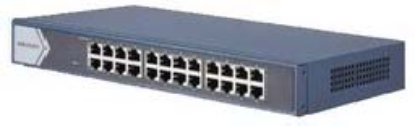 Picture of HIKVISION 24-Port Unmanaged Gigabit Switch DS‐3E0524‐E(B) – Metal Body, Fanless Design