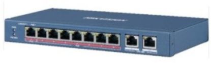 Picture of HIKVISION 8+2 Port PoE Switch DS‐3E0310P‐E/M – Gigabit Uplink, 60W Budget