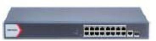 Picture of HIKVISION 16 Port Gigabit Smart PoE Switch DS‐3E1518P‐EI/M – Managed, 130W PoE Budget