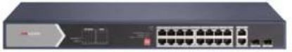 Picture of HIKVISION 16 Port Gigabit Unmanaged PoE Switch Pro Series DS‐3E0520HP‐E – Hi-PoE 90W, 225W Budget, 300m Long Range