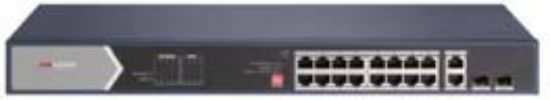 Picture of HIKVISION 16 Port Gigabit Unmanaged PoE Switch Pro Series DS‐3E0520HP‐E – Hi-PoE 90W, 225W Budget, 300m Long Range