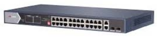 Picture of HIKVISION 24 Port Gigabit Unmanaged PoE Switch Pro Series DS‐3E0528HP‐E – Hi-PoE, 370W Budget, 300m Range