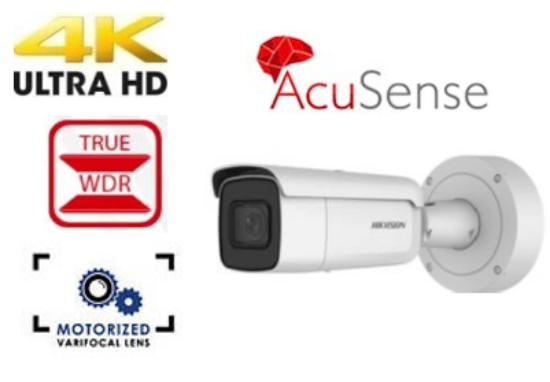 Picture of HIKVISION 8MP AcuSense Motorized Varifocal Bullet Network Camera