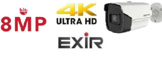 Picture of 8MP 4K Outdoor EXIR Bullet Camera – DS-2CE16U1T-IT3F