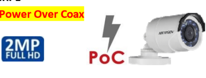 Picture of 2MP IR Bullet PoC Camera – DS-2CE16D0T-IRPE