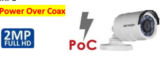 Picture of 2MP IR Bullet PoC Camera – DS-2CE16D0T-IRPE