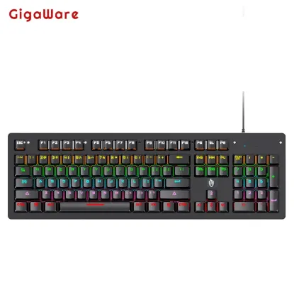 Picture of Gigaware Bajeal Hjk901 Mechanical Keyboard Blue Switch Hot Swappable Gaming Keyboard