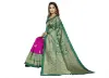 Picture of Printed Bollywood Art Silk Saree (Light Green)