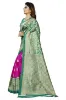 Picture of Printed Bollywood Art Silk Saree (Light Green)