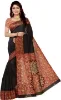 Picture of Printed Manipuri Art Silk Saree (Black)