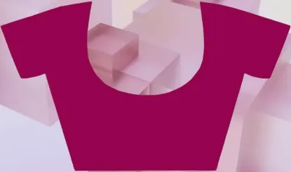 Picture of Printed Banarasi Lycra Blend, Chiffon Saree (Purple)